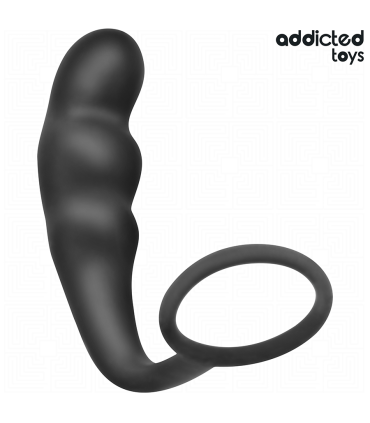 ADDICTED TOYS PLUG ANAL CON ANILLO SILICONA MODELO 4