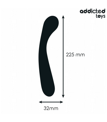 ADDICTED TOYS MASAJEADOR ANAL DOBLE SILICONA 225 CM
