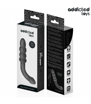 ADDICTED TOYS MASAJEADOR ANAL DOBLE SILICONA 165 CM