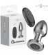 INTENSE PLUG ANAL 10 VIBRACIONES METAL CON CONTROL REMOTO L