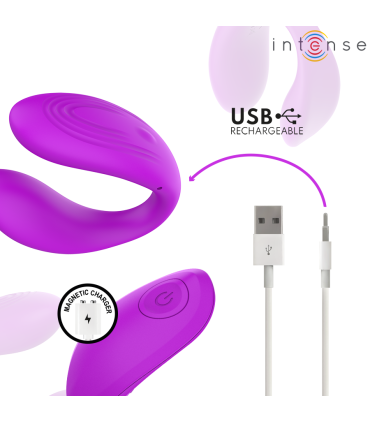 INTENSE NORA VIBRATING CLAMP STIMULATOR PURPLE