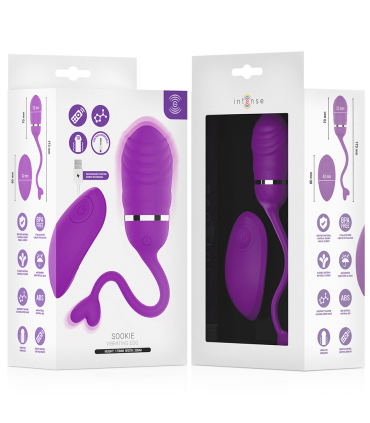 INTENSE SOOKIE REMOTE CONTROL VIBRATING EGG PURPLE