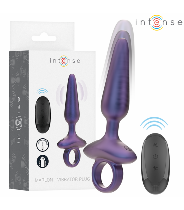 INTENSE MARLON PLUG ANAL VIBRADOR MODELO 4 CONTROL REMOTO