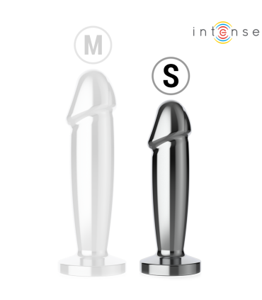 INTENSE PLUG ANAL 10 VIBRACIONES METAL EN FORMA DE DILDO CON CONTROL REMOTO S