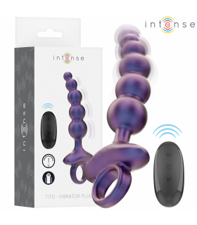 INTENSE TITO PLUG ANAL VIBRADOR MODELO 3 CONTROL REMOTO