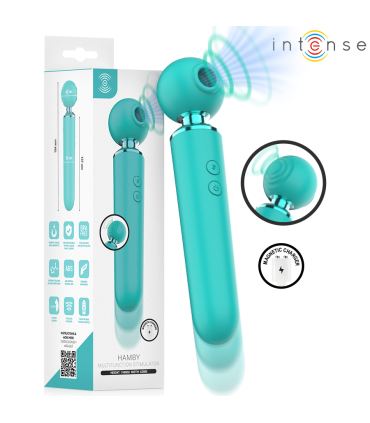 INTENSE HAMBY ESTIMULADOR MULTIFUNCION CON SUCCION Y VIBRACION