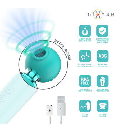 INTENSE HAMBY ESTIMULADOR MULTIFUNCION CON SUCCION Y VIBRACION