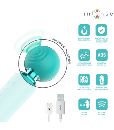 INTENSE HAMBY ESTIMULADOR MULTIFUNCION CON SUCCION Y VIBRACION