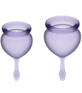 SATISFYER FEEL GOOD KIT COPA MENSTRUAL LILA 15 20 ML