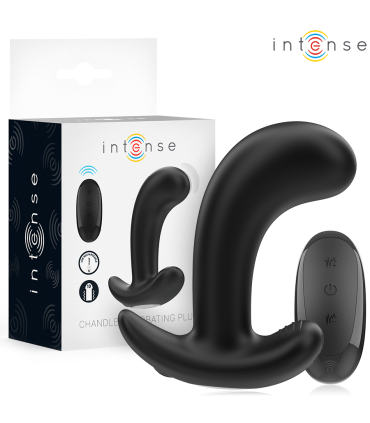 INTENSE CHANDLER PLUG ANAL 10 VIBRACIONES NEGRO CONTROL REMOTO