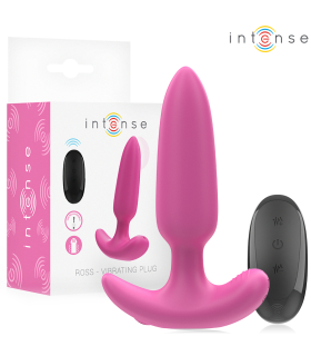 INTENSE ROSS PLUG ANAL 10 VIBRACIONES ROSA CONTROL REMOTO