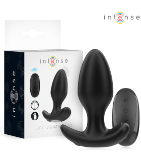 INTENSE JOEY PLUG ANAL 10 VIBRACIONES NEGRO CONTROL REMOTO