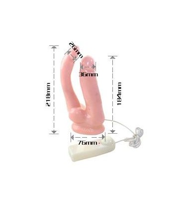 BAILE PENE REALISTICO DOBLE PENETRACION