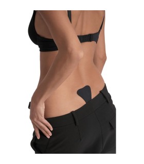 BYE BRA TANGA ADHESIVO NEGRO TALLA UNICA