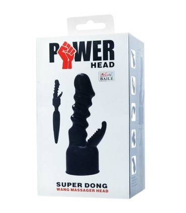 BAILE POWER HEAD CABEZAL INTERCAMBIABLE PARA ESTIMULACION INTERNA Y CLITORIS