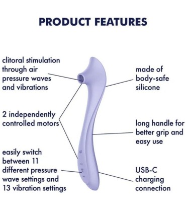 SATISFYER EASY LOVER VIBRADOR ESTIMULADOR AIR PULSE