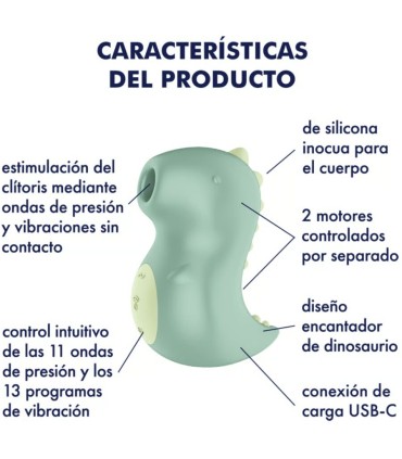 SATISFYER DIN OOOH VIBRADOR ESTIMULADOR AIR PULSE