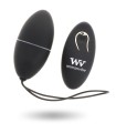WOMANVIBE - ALSAN HUEVO CONTROL REMOTO NEGRO SILICONA NEGRO