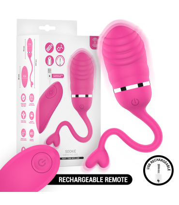 INTENSE SOOKIE HUEVO VIBRADOR CON CONTROL REMOTO ROSA