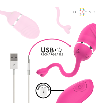 INTENSE SOOKIE HUEVO VIBRADOR CON CONTROL REMOTO ROSA
