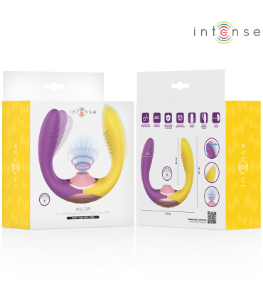 INTENSE WILLOW ESTIMULADOR 3 EN 1 DE SUCCION Y VIBRACION