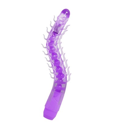 BAILE FLEXI VIBE SENSUAL SPINE BENDABLE VIBRATING DILDO LILA 235 CM
