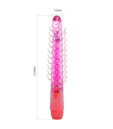 BAILE FLEXI VIBE SENSUAL SPINE BENDABLE VIBRATING DILDO LILA 235 CM