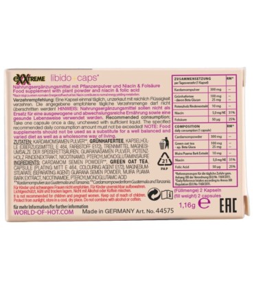 HOT EXXTREME LIBIDO CAPS WOMAN 2 UNITS