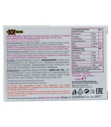HOT EXXTREME LIBIDO CAPS WOMAN 10 UNITS