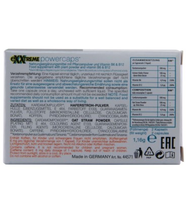 HOT EXXTREME POWER CAPS MAN 2 UNITS