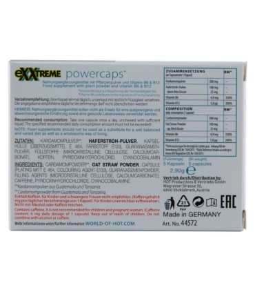 HOT EXXTREME POWER CAPS MAN 5 UNITS