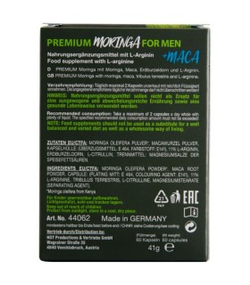 HOT MORINGA MEN CAPS MAN 60 UNITS