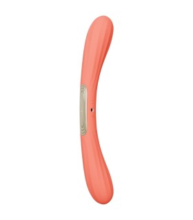 LELO BOOMERANG DOUBLE ENDED VIBRATOR CORAL RED