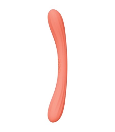 LELO BOOMERANG DOUBLE ENDED VIBRATOR CORAL RED