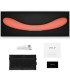 LELO BOOMERANG DOUBLE ENDED VIBRATOR CORAL RED