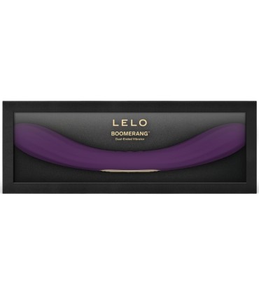 LELO BOOMERANG DOUBLE ENDED VIBRATOR PURPLE