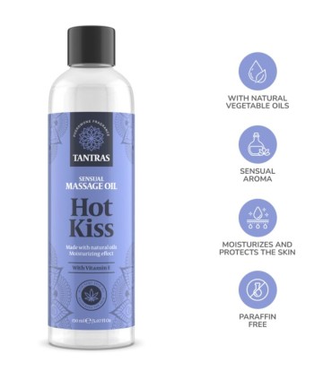INTIMATELINE TANTRAS LOVE OIL HOT KISS MASSAGE OIL 150 ML