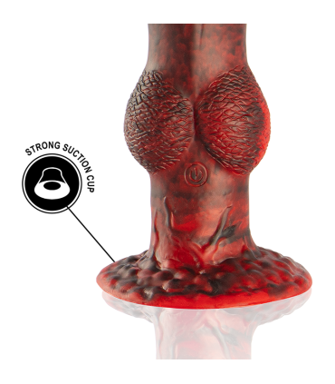 EPIC PROMETHEUS DILDO TITAN EN LLAMAS RECARGABLE CONTROL REMOTO