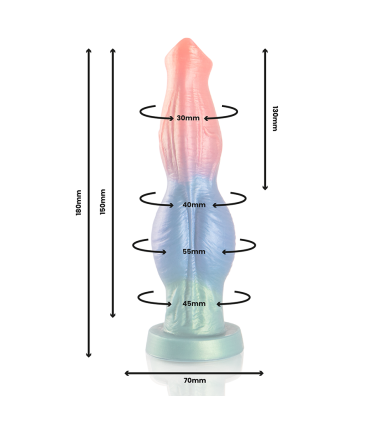 EPIC ARION DILDO SINFONIA DEL PLACER RECARGABLE CONTROL REMOTO
