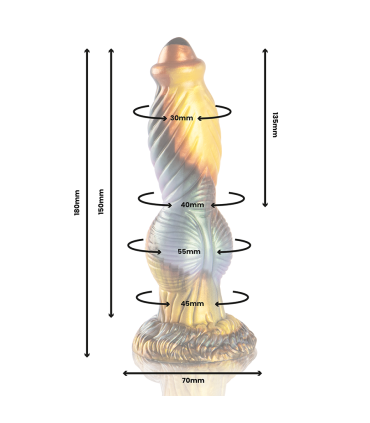 EPIC PHOENIX DILDO EL RESURGIR DEL PLACER RECARGABLE CONTROL REMOTO