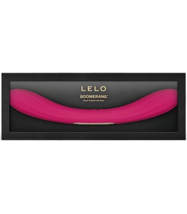 LELO BOOMERANG DOUBLE ENDED VIBRATOR CERISE