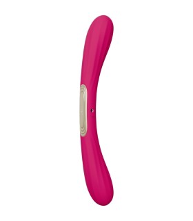 LELO BOOMERANG DOUBLE ENDED VIBRATOR CERISE