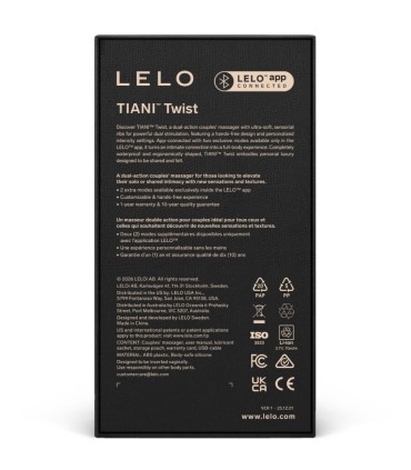 LELO TIANI TWIST COUPLES VIBRATOR FOAM