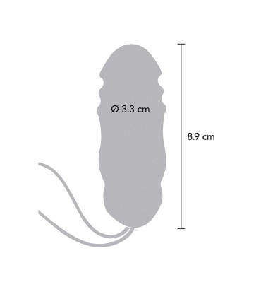 TOYJOY HAPPINESS SUNN SIDE UP AND DOWN VIBRADOR CONTROL REMOTO FUCSIA