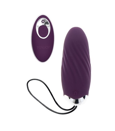 TOYJOY HAPPINESS KNOCK KNOCK EGGSTAVAGANT VIBRADOR CON CONTROL REMOTO MORADO