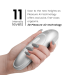 WOMANIZER PRO VIBRANT CLITORAL STIMULATOR SILVER GREY