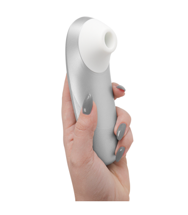 WOMANIZER PRO VIBRANT CLITORAL STIMULATOR SILVER GREY