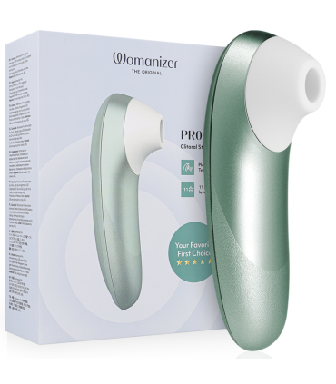 WOMANIZER PRO VIBRANT CLITORAL STIMULATOR SAGE GREEN