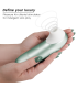 WOMANIZER PRO VIBRANT CLITORAL STIMULATOR SAGE GREEN