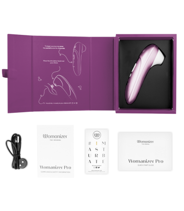 WOMANIZER PRO VIBRANT CLITORAL STIMULATOR LILAC